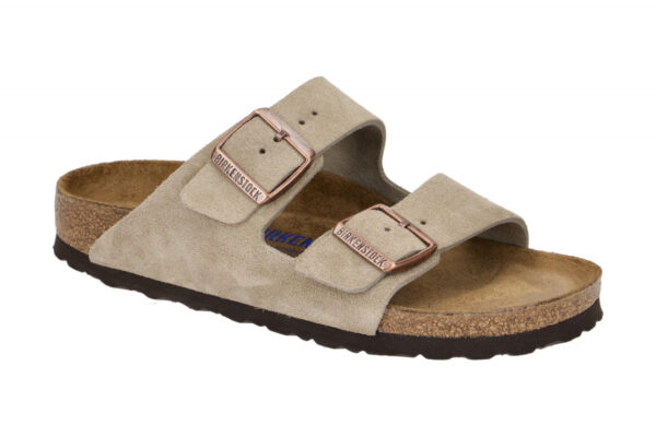 Birkenstock ARIZONA BS 951301 taupe - bequeme Pantoletten f?r Herren