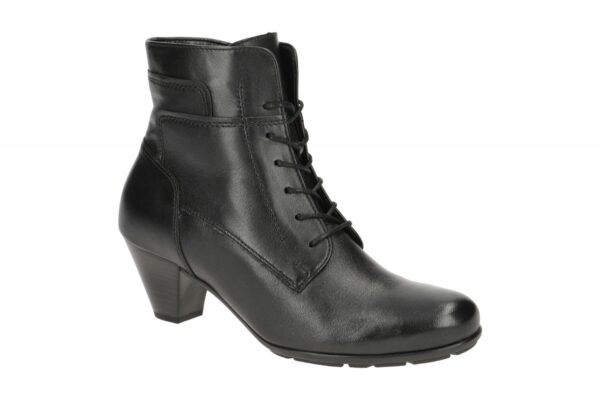 Gabor 95.644.27 schwarz - elegante Stiefelette f?r Damen