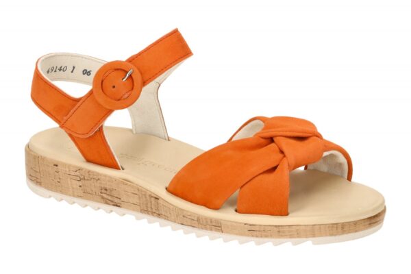 Paul Green 6105-06x orange - Riemchen Sandale f?r Damen