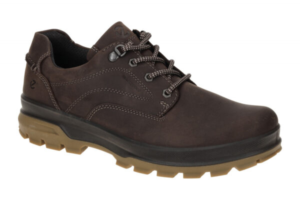 Ecco RUGGED TRACK 83813402178 dunkel-braun - Halbschuhe f?r Herren