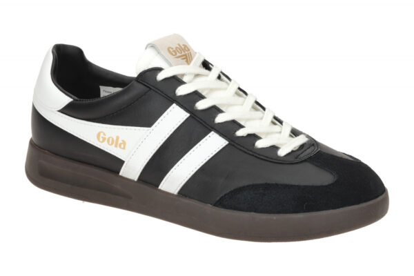 Gola CYCLONE LEATHER CMB743BW schwarz - Sneakers f?r Herren