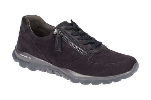 Gabor RollingSoft 76.968.26 dunkel-blau - sportliche Halbschuhe f?r Damen