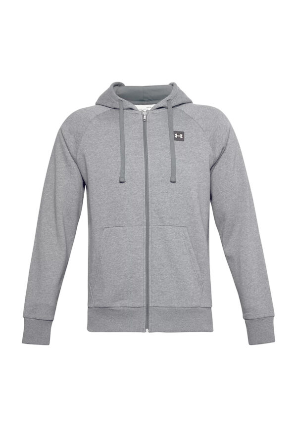 Under Armour Rival Fleece Hoodie Full Zip Herren Sweatjacke 1357111 012 grau