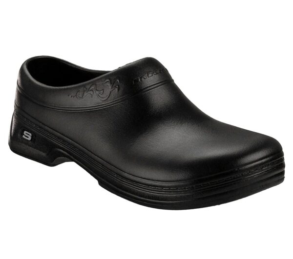 Skechers Womens Work OSWALD CLARA Clogs und Pantoletten Damen Schuhe Schwarz