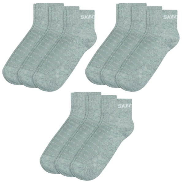 9 Paar Skechers Unisex Quarter Socken SK42017