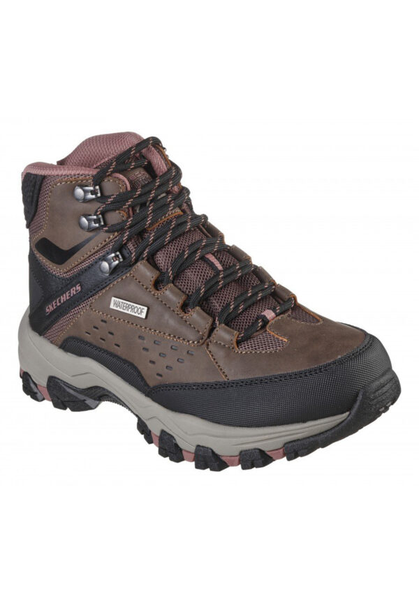 Skechers RELAXED FIT SELMEN Damen Outdoor Tracking Wanderstiefel braun