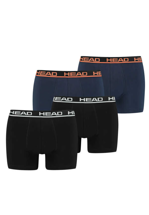 Head Herren Basic Boxer Pant Shorts Unterwäsche Unterhose 4 er Pack