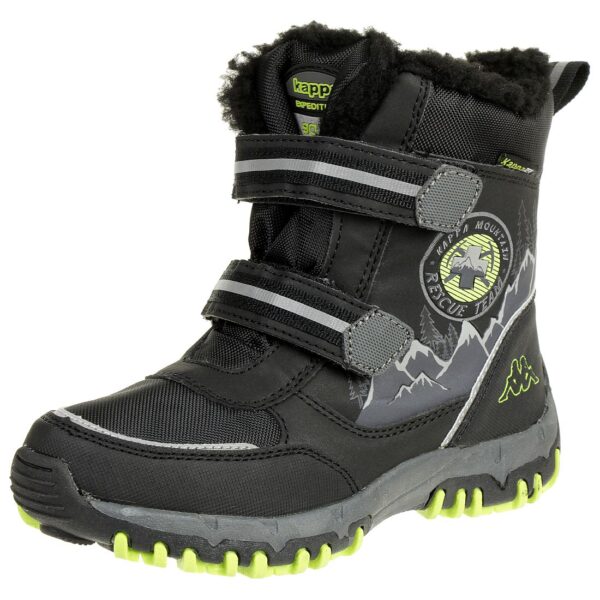 Kappa  Rescue Tex K Unisex Kinder Stiefel gefüttert schwarz 260581K