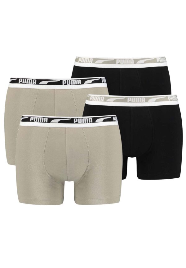 Puma Herren Boxer Boxershorts Men Unterhose Multi Logo Pant Unterwäsche 4er Pack...