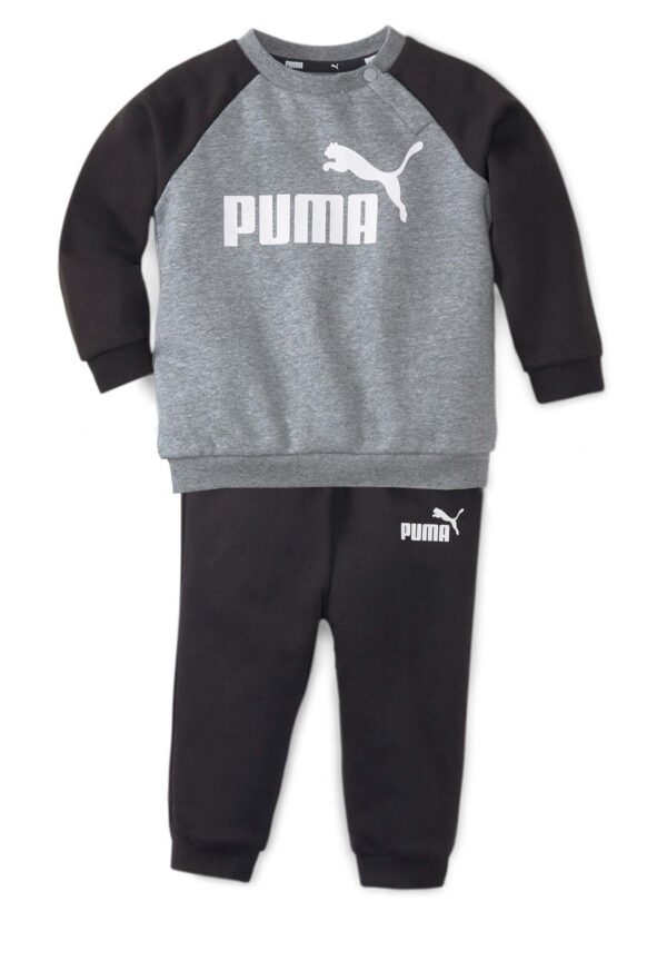 Puma MINICATS ESS RAGLAN Jogger FL Trainingsanzug Sportanzug 846143 schwarz