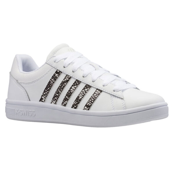 K-SWISS Court Winston Damen Sneaker Sportschuh 96154-125-M White / Snake