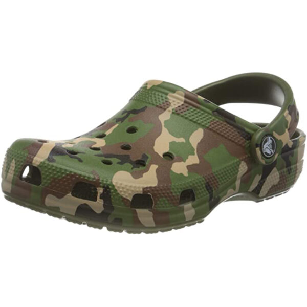 Crocs Classic Printed Camo Clog Unisex Erwachsene 206454 Grün