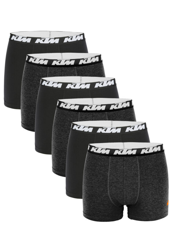 KTM by FREEGUN Boxershorts für Herren Unterwäsche Pant Men´s Boxer 6 er Pack