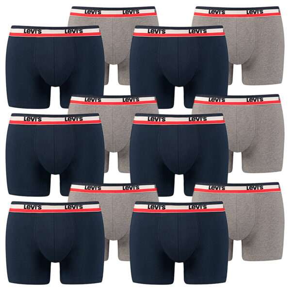 12 er Pack Levis Boxer Brief Boxershorts Men Herren Unterhose Pant Unterwäsche