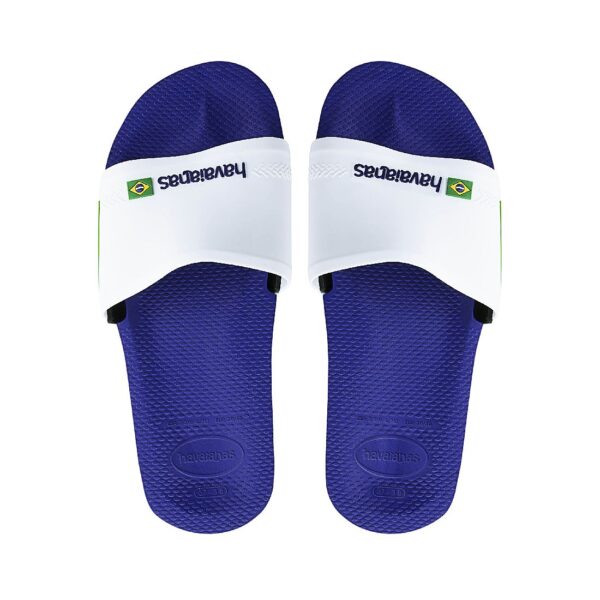 Havaianas SLIDE BRASIL FC Unisex Erwachsene Sandale Badelatsche 4142616 blau