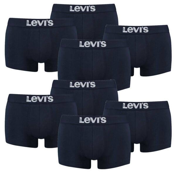 8er Pack Levis Men Solid Basic Trunk Boxershorts Unterhose Pant Unterwäsche