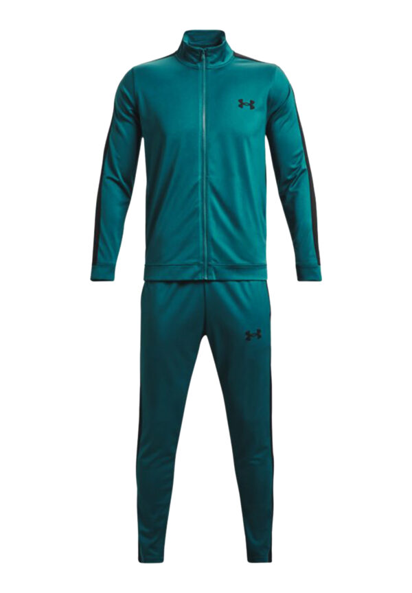 Under Armour Herren Knit Track Suit Trainingsanzug Jogginganzug 1357139 716 grün