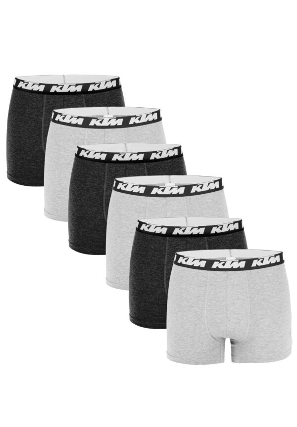 KTM by FREEGUN Boxershorts für Herren Unterwäsche Pant Men´s Boxer 6 er Pack