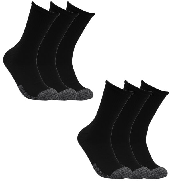 6 Paar Under Armour HeatGear Crew Socken Unisex Sportsocken