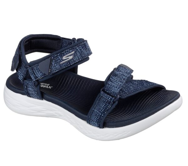 Skechers O-T-G Womens Sandals ON-THE-GO 600 RADIANT Sandalen Damen Schuhe Blau