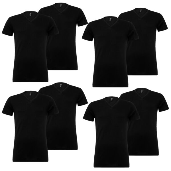 8 er Pack Levis 200SF V-Neck T-Shirt Men Herren Unterhemd V-Ausschnitt