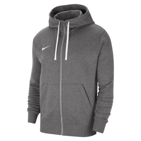 NIKE Team Club 20 FZ Hoody Herren Zip Zipper Kapuzenjacke Sweatshirt grau