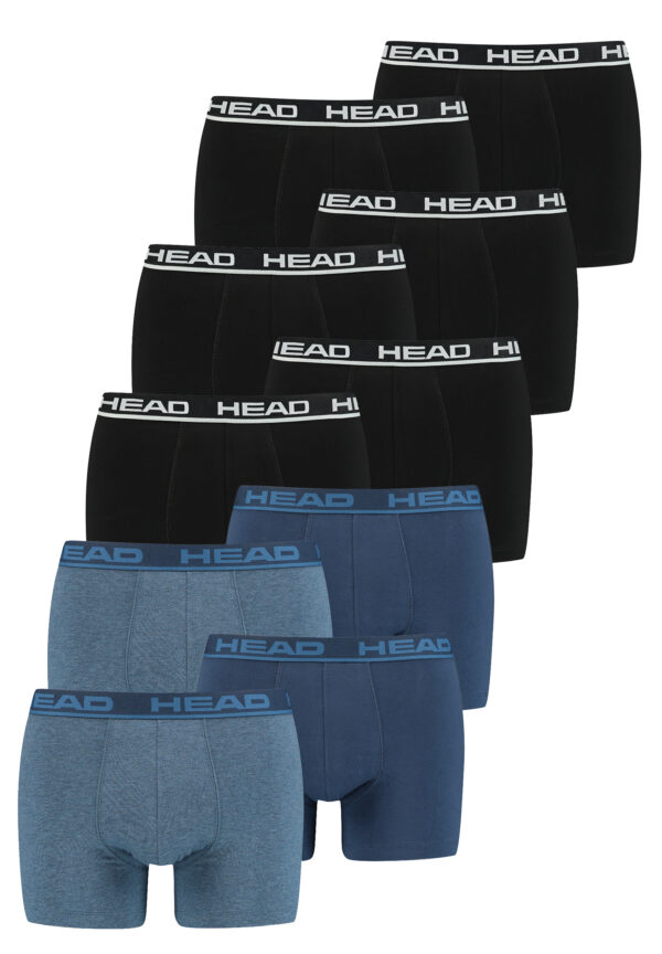 Head Herren Basic Boxer Pant Shorts Unterwäsche Unterhose 10 er Pack