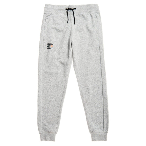 Superdry Herren Core Sport Joggers Fitnesshose Jogginghose MS300011A Grau