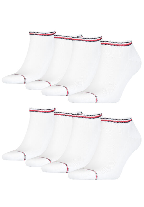 8 Paar TOMMY HILFIGER Herren ICONIC SNEAKER Gr. 39 - 49 Sneaker Socken