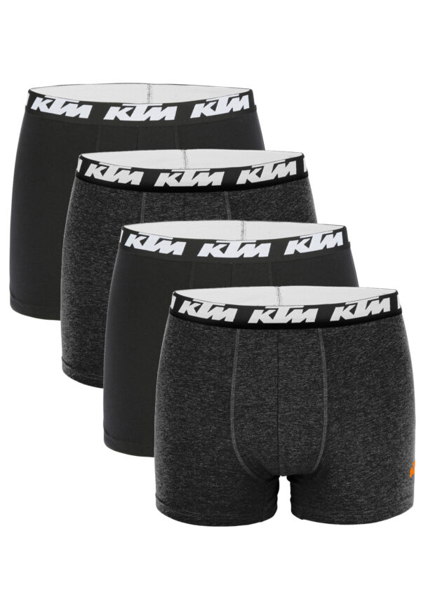 KTM by FREEGUN Boxershorts für Herren Unterwäsche Pant Men´s Boxer 4 er Multipac...