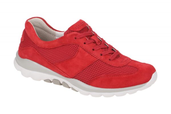 Gabor ROLLINGSOFT 46.966.68 rot - bequeme Halbschuhe f?r Damen