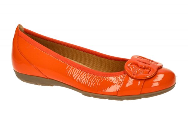 Gabor 44.163.93 orange - Ballerina - Halbschuhe - Slipper f?r Damen