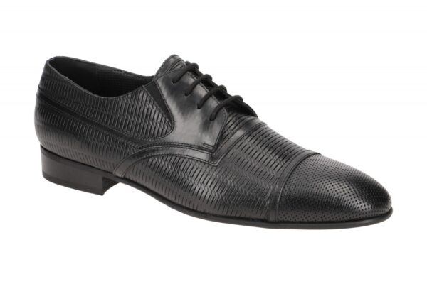 Bello BL557 nero schwarz - elegante Halbschuhe und Schn?rschuhe f?r Herren