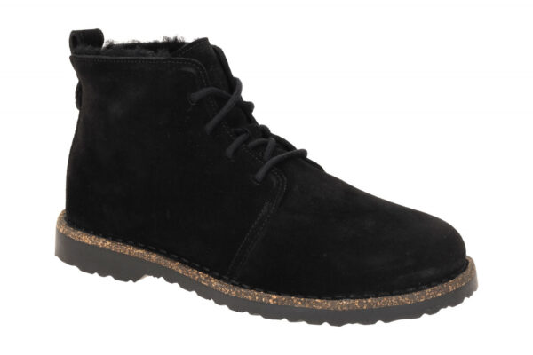 Birkenstock UPPSALA MID SHEARLING 1028154 schwarz - bequeme Stiefelette f?r D...