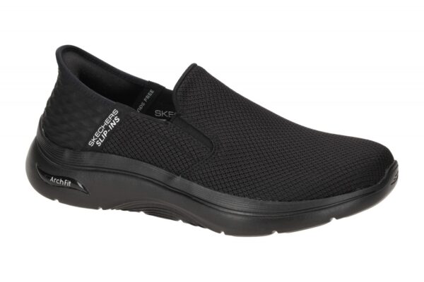 Skechers GO WALK ARCH FIT 2.0 216600 BBK schwarz - Slipper f?r Herren