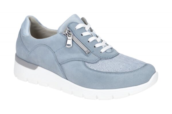 Waldl?ufer 626K02 308 267 hell-blau - bequeme Halbschuhe f?r Damen