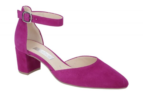 Gabor 31.340.11 pink - Riemchen Pumps f?r Damen