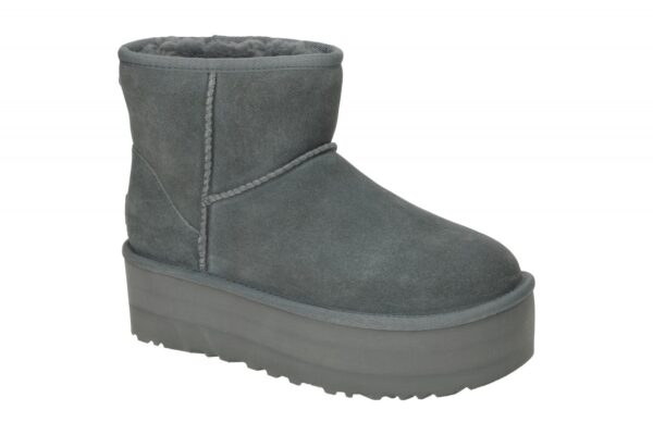 UGG CLASSIC MINI PLATFORM 1134991 RNS dunkel-grau - Winterstiefel f?r Damen