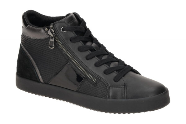 Geox BLOMIEE D366HD 00422C9999 schwarz - Mid Cut Sneakers f?r Damen