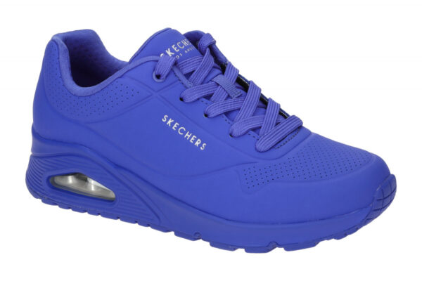 Skechers UNO 73690 RYBL blau - sportliche Halbschuhe f?r Damen