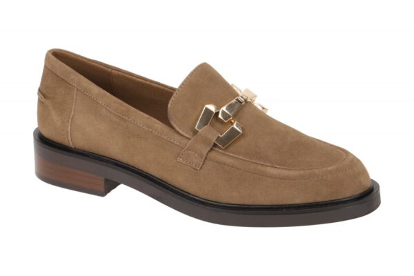 Caprice Loafer Slipper taupe Velour 9-24200-41