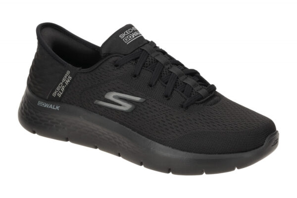 Skechers GO WALK FLEX 216505 BBK schwarz - sportliche Halbschuhe f?r Herren