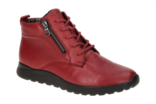 Waldl?ufer H 778807 199 019 rot - bequeme Stiefelette f?r Damen