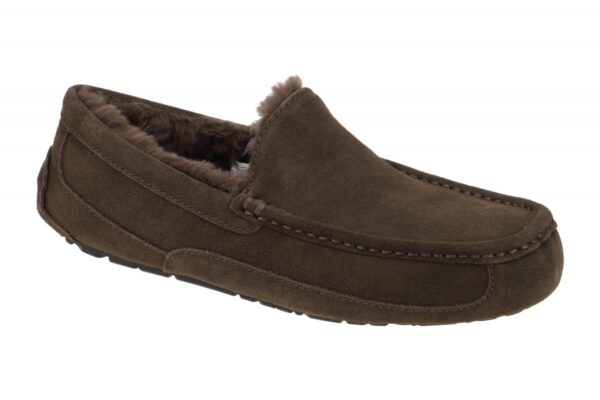 UGG ASCOT 1101110 DDC dunkel-braun - bequeme Slipper f?r Herren