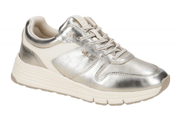 Tamaris Schuhe Sneaker platin metallic 1-23730-41