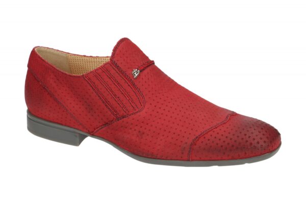 Bello BL197 rosso rot - elegante Slipper f?r Herren