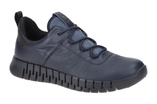 Ecco GRUUV 52522401303 dunkel-blau - bequeme Halbschuhe f?r Herren