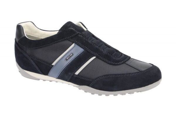 Geox WELLS U82T5A 02211C4002 dunkel-blau - sportliche Slipper f?r Herren