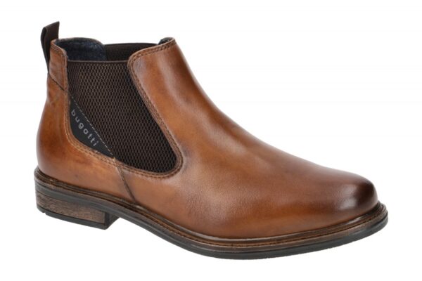 bugatti Ruggiero Comfort Evo Chelsea Boots Stiefelette braun