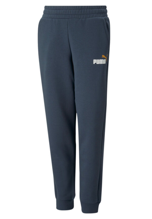 PUMA Ess+ 2 Col Logo Pants FL CL Kinder Sweathose Jogginghose 586988 16 blau